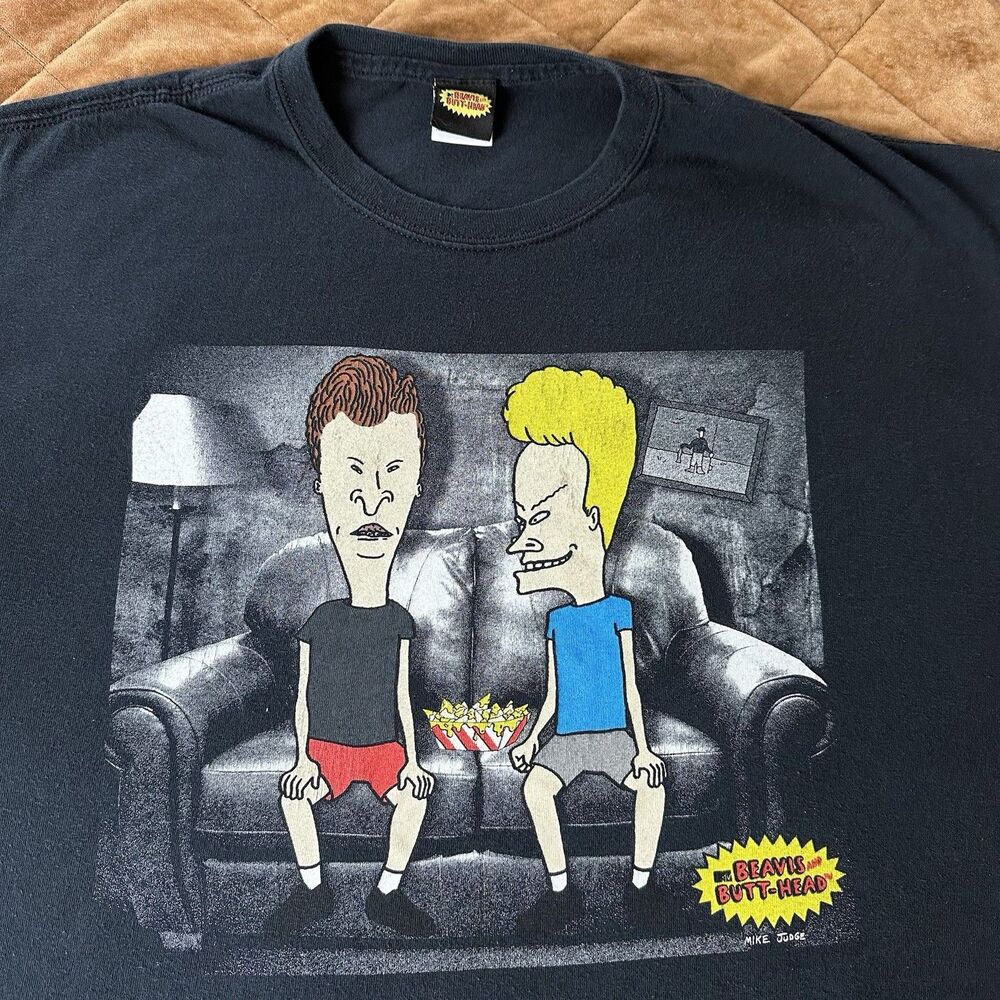 Beavis And Butt-Head T Shirt Men’s Size XL Mike Judge